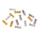 15Pcs Multipurpose Home Used DIY Jewelry Components Bowknot Shape Jewelry Connector Screw Clasps for Necklace Clasps & Closures