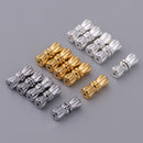 15Pcs Multipurpose Home Used DIY Jewelry Components Bowknot Shape Jewelry Connector Screw Clasps for Necklace Clasps & Closures