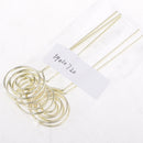 5 Pcs Gold Round Wire DIY Clip Card / Note / Picture / Photo / Memo Holder Clips, Party Clamp,Clay & Cake Accessories