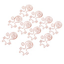 10 Pieces Premium Rose Gold Cute Cat Shapes Paper Clips,Smooth Stainless Steel Wire Paper Clips for Office School Students Girls Kids Paper Document Organizing Wedding