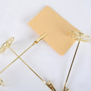Photo Note Memo Clips Holder Wire Clip Desk Clip Card Clip Holder With Spiral Base for Valentine's Day, Wedding Restaurant