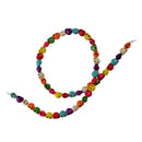 52 Pcs Colorful Howlite Turquoises Carved Skull Loose Beads for Jewelry Making Craft