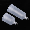 36.8ml & 20.3ml Plastic Paint Pot For Gravity Manual Mini Spray Paint Cup Pot Spray Work Airbrush Accessories