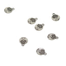 Wholesale Bulk Lots 50 Pieces Alloy Tibetan Silver Plated Tree of life Charms Pendants Spacer Beads for Jewelry Making DIY Handmade Craft Supplies, 15x11.5mm
