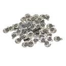 Wholesale Bulk Lots 50 Pieces Alloy Tibetan Silver Plated Tree of life Charms Pendants Spacer Beads for Jewelry Making DIY Handmade Craft Supplies, 15x11.5mm