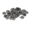 50 Pieces Tibetan Silver Dreamcatcher Charms Pendants Dangle Bead for Jewelry Making Craft fit Necklace Bracelet Choker Keyrings DIY