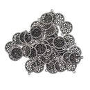 50 Pieces Tibetan Silver Dreamcatcher Charms Pendants Dangle Bead for Jewelry Making Craft fit Necklace Bracelet Choker Keyrings DIY