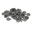 50 Pieces Tibetan Silver Dreamcatcher Charms Pendants Dangle Bead for Jewelry Making Craft fit Necklace Bracelet Choker Keyrings DIY