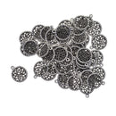 50 Pieces Tibetan Silver Dreamcatcher Charms Pendants Dangle Bead for Jewelry Making Craft fit Necklace Bracelet Choker Keyrings DIY