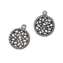 50 Pieces Tibetan Silver Dreamcatcher Charms Pendants Dangle Bead for Jewelry Making Craft fit Necklace Bracelet Choker Keyrings DIY