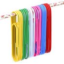 10Pieces 100mm Multicolor Paper Clip Bookmark Pin For School Office Supplies