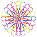 10Pieces 100mm Multicolor Paper Clip Bookmark Pin For School Office Supplies