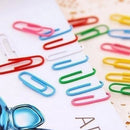 10Pieces 100mm Multicolor Paper Clip Bookmark Pin For School Office Supplies