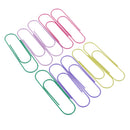 10Pieces 100mm Multicolor Paper Clip Bookmark Pin For School Office Supplies