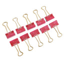10 Pieces Binder Paper Clip Special Folder Test Paper Data Collection Folder