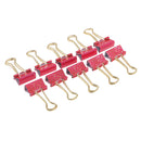 10 Pieces Binder Paper Clip Special Folder Test Paper Data Collection Folder