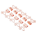 10 Pieces Flamingo Bookmark Planner Paper Clip Metal Paper Clips Flamingo Bookmark Planner Tools Scrapbooking Tools Metal Binder Paperclip Bookmarks for Book Stationery