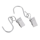 10 Peces Heavy Duty Curtain Clips With S Hook - Metal Spring Clamps Hanging Clips Metal Pegs Pin Hanging S-Hooks With Clips For Curtain Photo Picture Home Decoration Art Craft