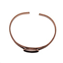 2 Pieces 20mm Retro Bangle Settings Cuff Bracelet Cabochon Base Cameo Bezel Tray
