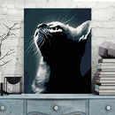 Cat Paint By Number Kit DIY Acrylic Oil Painting On Cloth for Art Home Decorations