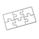 Metal Carbon Steel Cutting Dies Embossing Jigsaw Puzzle Stencils Mold Painting Stamp Template For Diy Scrapbooking Die-Cuts Emboss Folders Craft Card Making Tool