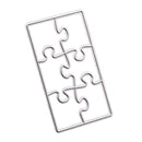 Metal Carbon Steel Cutting Dies Embossing Jigsaw Puzzle Stencils Mold Painting Stamp Template For Diy Scrapbooking Die-Cuts Emboss Folders Craft Card Making Tool
