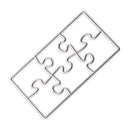 Metal Carbon Steel Cutting Dies Embossing Jigsaw Puzzle Stencils Mold Painting Stamp Template For Diy Scrapbooking Die-Cuts Emboss Folders Craft Card Making Tool
