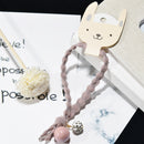 50 Pieces Cartoon Dog Charm Paper Hair Clip Hanging Card Jewelry Display Findings