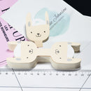 50 Pieces Cartoon Dog Charm Paper Hair Clip Hanging Card Jewelry Display Findings