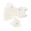 50 Pieces Cartoon Dog Charm Paper Hair Clip Hanging Card Jewelry Display Findings