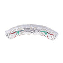 1 Piece Alloy Filigree Hollow Curved Tube Bead Spacer Bead for Jewelry Making DIY Bracelet Necklace Bangle