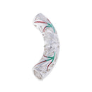 1 Piece Alloy Filigree Hollow Curved Tube Bead Spacer Bead for Jewelry Making DIY Bracelet Necklace Bangle