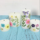3 Pieces Pressed Dried Flowers Real Flower Sakura Embellishments for DIY Ornament Jewelry Making Candle Making