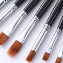 15Pieces Artist Brushes Paint Brush Set Flat & Tipped Different Size and Length