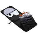 15Pieces Artist Brushes Paint Brush Set Flat & Tipped Different Size and Length