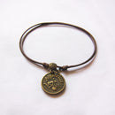 1 Set of 12pcs DIY Constellation Bracelet Bangle Jewelry Making Findings Kit Pendants Beads Cord