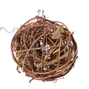 5 Pieces Rustic Vine Wicker Rattan Ball for Home Wedding Christmas Party Ornaments Table Decoration DIY Crafts Supplies 6cm