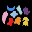 24 Pieces Sponge Painting Shapes Painting Craft Sponge for Toddlers Kids Child Assorted Pattern Early Learning Sponge DIY Crafts
