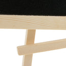 18.3 x 17.5 cm Mini Desktop Blackboard Natural Wood Easel Chalkboard Kid Wood Black Board Collapsible Writing Boards Message Blackboard Note Sign Memo Chalkboard Wedding Decorations