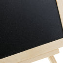 18.3 x 17.5 cm Mini Desktop Blackboard Natural Wood Easel Chalkboard Kid Wood Black Board Collapsible Writing Boards Message Blackboard Note Sign Memo Chalkboard Wedding Decorations
