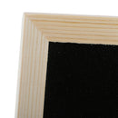 18.3 x 17.5 cm Mini Desktop Blackboard Natural Wood Easel Chalkboard Kid Wood Black Board Collapsible Writing Boards Message Blackboard Note Sign Memo Chalkboard Wedding Decorations