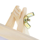 Mini Wooden Framed Double Sided Whiteboard Message Note Sign Memo Blackboard Easel Stand Holder for Display