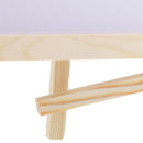 Mini Wooden Framed Double Sided Whiteboard Message Note Sign Memo Blackboard Easel Stand Holder for Display