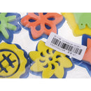 6 Pieces Star Flower Shape Embossing Foam Sponge Brush Seal Paint Brush Kids Painting Tools Graffiti Toys