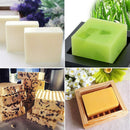 Wooden Soap Loaf Cutter Mold and Soap Cutter Set - Rectangle Silicone Soap Mold with Wood Box & Straight Soap Cutter & Wavy Soap Cutter