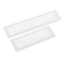 Pack of 2 Resin Mold Silicone DIY Mould for Epoxy Resin Jewelry Bookmarks Craft Making Mould 11 x 3.5 x 0.8 cm & 16 x 3.5 x 0.8 cm