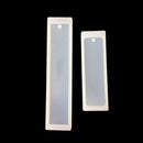 Pack of 2 Resin Mold Silicone DIY Mould for Epoxy Resin Jewelry Bookmarks Craft Making Mould 11 x 3.5 x 0.8 cm & 16 x 3.5 x 0.8 cm
