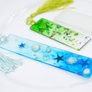 Pack of 2 Resin Mold Silicone DIY Mould for Epoxy Resin Jewelry Bookmarks Craft Making Mould 11 x 3.5 x 0.8 cm & 16 x 3.5 x 0.8 cm