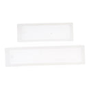 Pack of 2 Resin Mold Silicone DIY Mould for Epoxy Resin Jewelry Bookmarks Craft Making Mould 11 x 3.5 x 0.8 cm & 16 x 3.5 x 0.8 cm