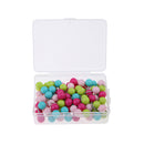 100 Pieces Multi-color ?Round Headed 10 mm Map Push Pins Tacks Home Office Drawing Cork Notice Board